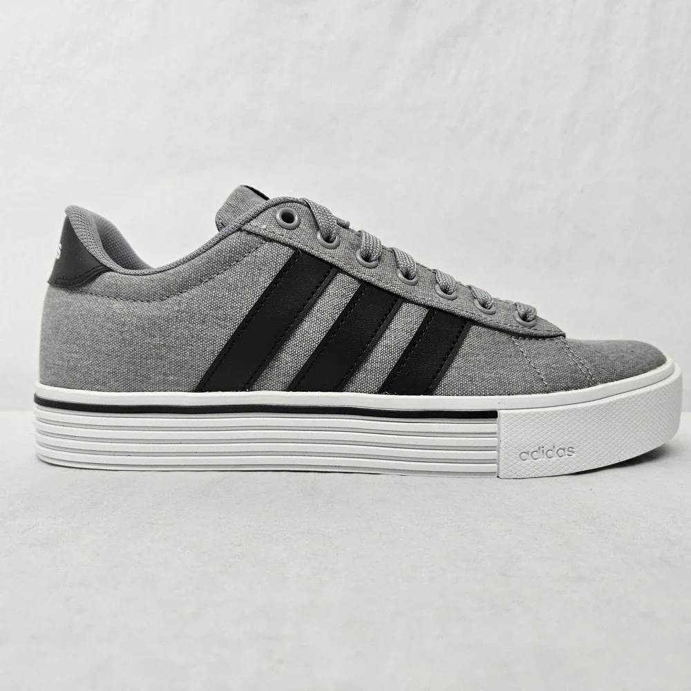 Adidas Daily 4.0 Casual Athletic Shoes IF4493 Gray Black White Men's Size‎ 12
